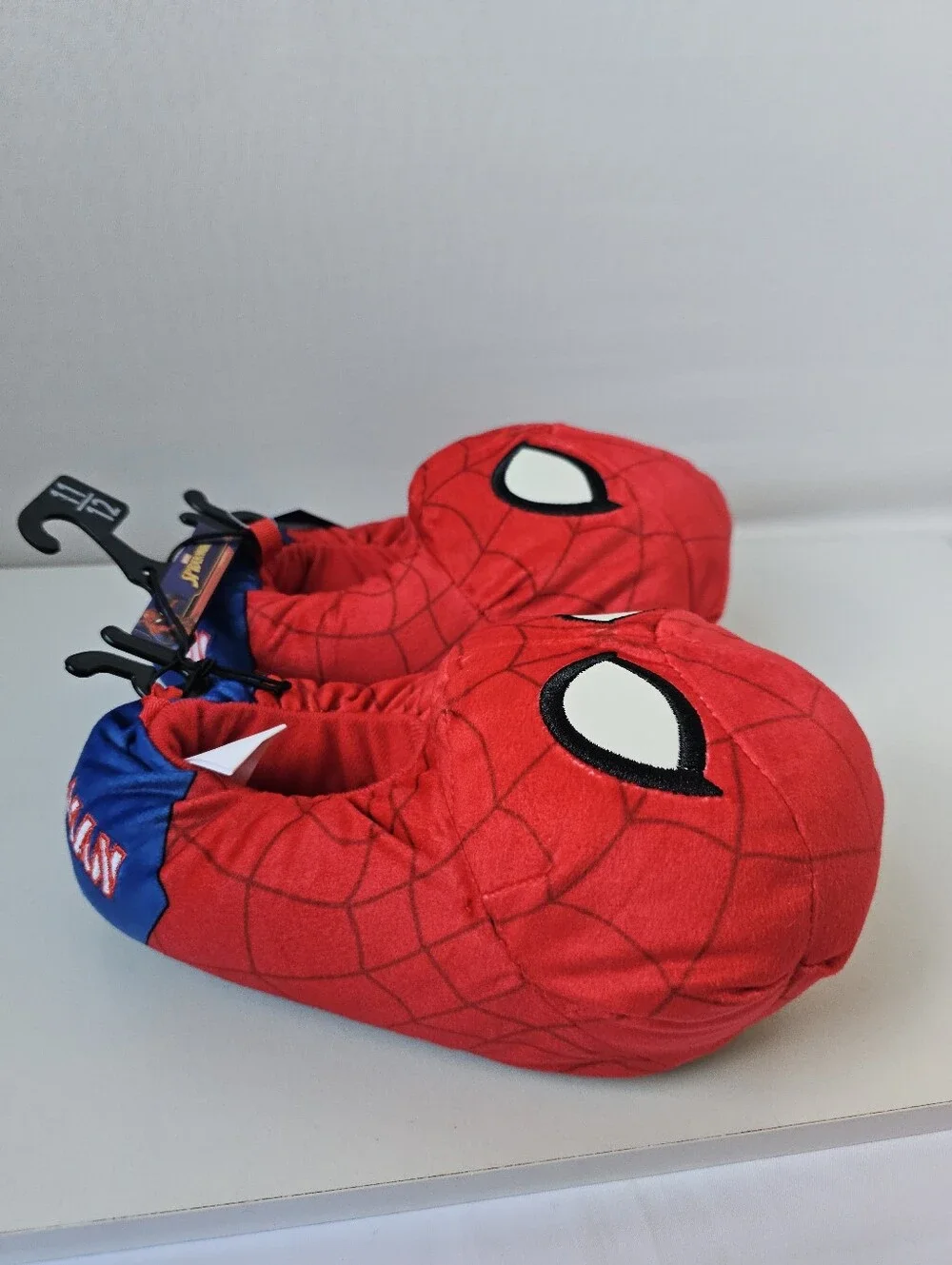 Marvel Spider-Man Plush Slippers Kids Toddler Sizes 9-10 11-12 NWT Choose Size
